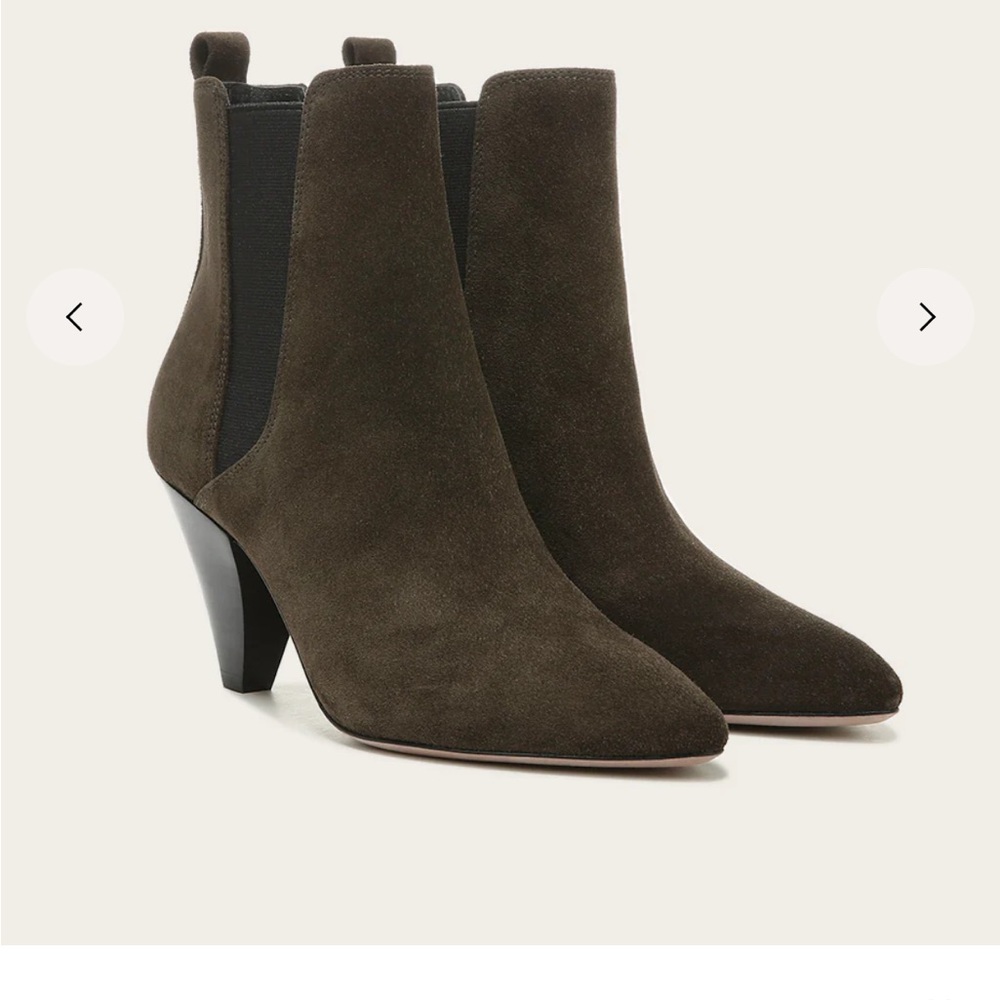 Veronica Beard Dark Brown Heeled Boots